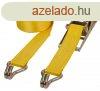Rgztszalag, 2db, srga, 75 mm, 8 m, 10.000 kg Racsnis hev