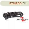 Legrand 3x2P+F elosztsor CON, 3m vezetkkel, fekete, Legran