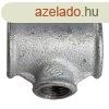 Horganyzott szktett T-idom 1"-1/2"