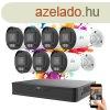 Uniview 7 kamers IP kamera rendszer 4MP sznes jszakai lt