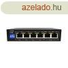 Techson TCS AMP04 2MU 6 portos PoE switch
