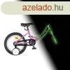 KPC FluoBike Rabbit nyuszis VILGTS 16 lila fluoreszkl g