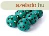 Floorball labda szett 6 db ? 70 mm zld ? PRO-Sport