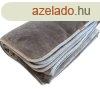 Vastag meleg dupla rteg flanel Fleece szrke takar 
