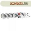 Legrand Elosztsor Standard 6x2P+F, 3 m vezetkkel, fehr-sz
