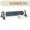 Legrand Elosztsor Premium 3x2P+F forgathat, 3 m vezetkkel
