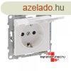 Legrand Suno 2P+F csatlakozaljzat csapfedllel IP21, fehr