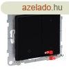 Legrand Suno nyomgombos fnyerszablyz, 2 vezetkes feket