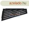 Ablago Board zuhany sarokpolc, matt fekete, asszimetrikus (a