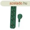 Philips CHP2147G/58 hosszabt 4 aljzat, kapcsolval,1,5m,gy