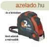 EXTOL PREMIUM mrszalag, gumrozott, mgneses 3 stoppos; 5m