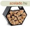 Blumfeldt Hexawood Black, fa llvny, hatszg alak, 50,2  