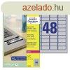 L6009-8 Avery ipari ezst poliszter cmke 45,7x21,2mm