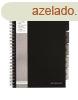 Spirlfzet, A4, vonalas, 125 lap, PUKKA PAD "Black pro