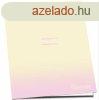 Fzet, tztt, A5, vonalas, 52 lap, PULSE "Pastel Colou