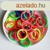 50 db-os Sznes hajgumi kszlet #Neon sznek