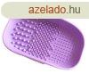 Szilikon sminkecset tisztt - Lila