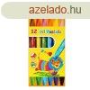 Krta olajpasztell, 74 x 10 mm, 12 db/doboz, Keyroad