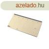 Asztali naptr 320mmx155mm, krmszn lapokkal fekv kk mb