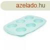 Szilikon muffinst-forma - 6 adagos 57276BL