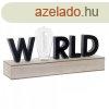Vilgt dekorci DKD Home Decor World Fekete Fm Fa MDF 30