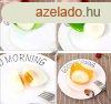 Szilikon tojsst s fz forma kszlet, 2 darabos szett