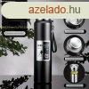 Vkuum Szigetelt Rozsdamentes Acl termosz #Fekete 1000 Ml