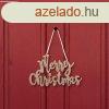 Karcsonyi dekorci - "Merry Christmas" felirat -