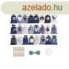 Karcsonyi adventi textil naptr szett #kk s fekete