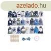 Karcsonyi adventi textil naptr szett #kk s szrke