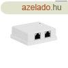  CAT6E UTP fali aljzat, dupla