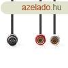 Nedis CAGL20250BK02 audio kbel 5p DIN dug - 2 x RCA aljzat