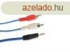 Astrum 3.5mm sztere apa - 2xRCA apa 3.0 mter kk AUX kbel