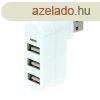 3 Portos USB 2.0 HUB forgathat fejjel #Fehr