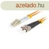 Lanberg MM ST/UPC-LC/UPC duplex 10m Orange