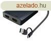 I-TEC USB-A/USB-C Dual 4K/60 Hz HDMI Video Adapter Black