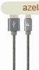 Gembird CC-USB2S-AMCM-1M-BG Premium spiral metal Type-C USB 