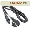 Akyga AK-NB-01A Cloverleaf Power Cable 1,5m Black