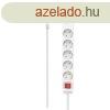 Hama Hlzati Eloszt Kapcsolval 5DIN 1,4m White