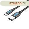 Vention USB 2.0 A Male to C Male 3A Cable 1m Black