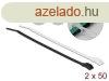 DeLock Cable tie with flat head L 205 x W 2.5mm 100 pieces