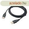 Akyga AK-USB-19 USB AM-AF cable 3m Black