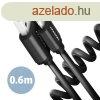 AXAGON BUMM-AM10TB Twister Micro USB > USB-A Cable 0,6m B