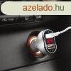 MNC Auts szivargyjt adapter - 2 x USB, feszltsgmrvel 