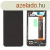 Samsung A235 Galaxy A23 4G fekete gyri LCD kijelz rintve