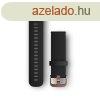 raszj Garmin 20 mm fekete S/M szilikon, rose gold csat (Qu