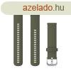 raszj Garmin 20 mm mohazld szilikon, ezst csat (Quick Re