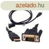 HDMI kbel arany csatlakozval, Full HD D-sub kbellel