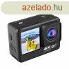 ExtremeVision G80 dupla kijelzs sport kamera 4k felbontssa