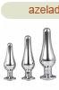 Gleaming Love - anl cscs plug szett - ezst (3 rszes)